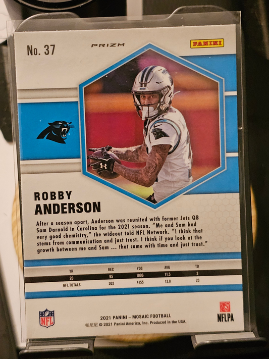 Robby Anderson Carolina panthers card