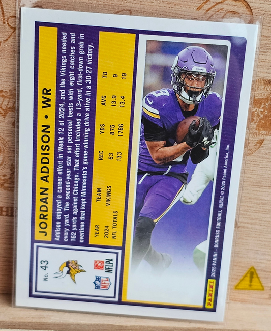 2025 Panini Donruss - Jordan Addison #43
