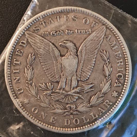 1882 XF Silver Morgan S Dollar