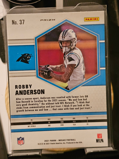 Robby Anderson Carolina panthers card