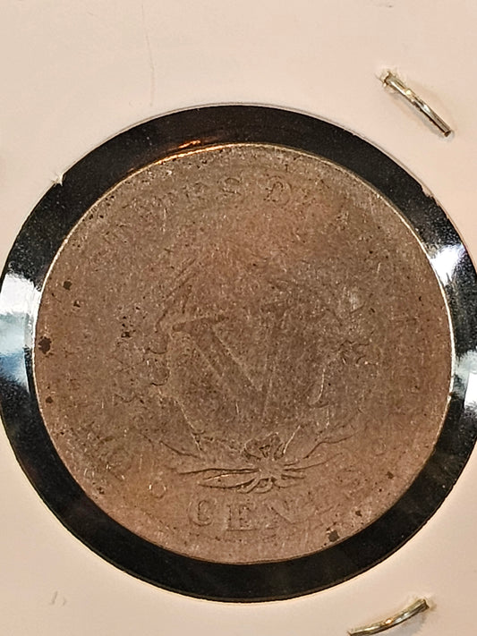 1907 V Nickel VF