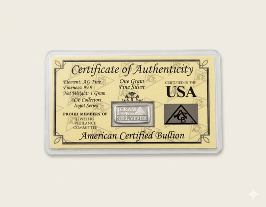 99.9% Fine Silver (AG Fine)