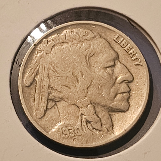 1930 XF Buffalo Nickel