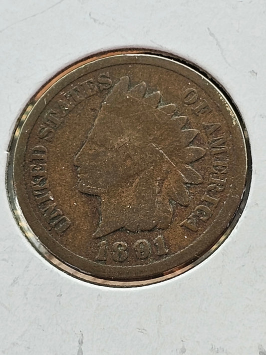 1891 Indian Head Penny