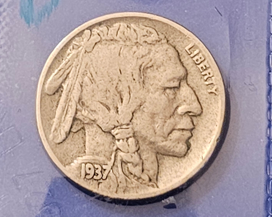 1937 D Buffalo Nickel XF