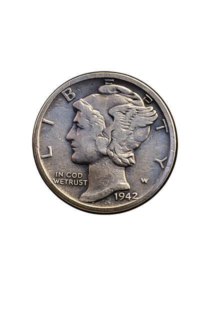 1942 Mercury dime