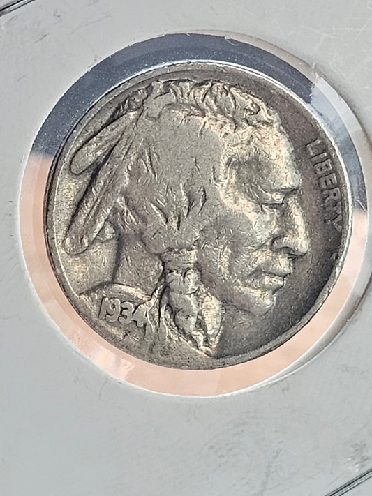 1934 Buffalo Nickel